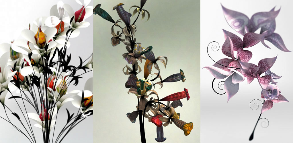 Piante 3D inesistenti